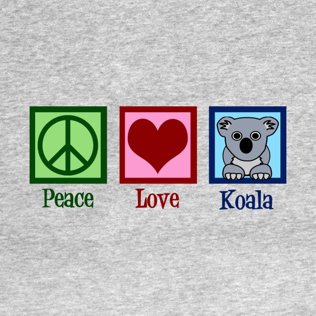Peace Love Koala by epiclovedesigns